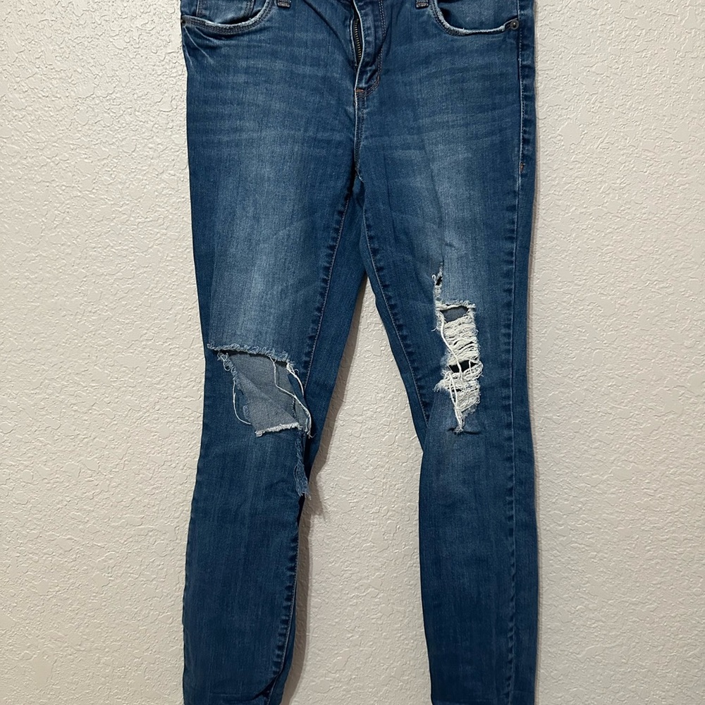 Emma ankle skinny sts blue